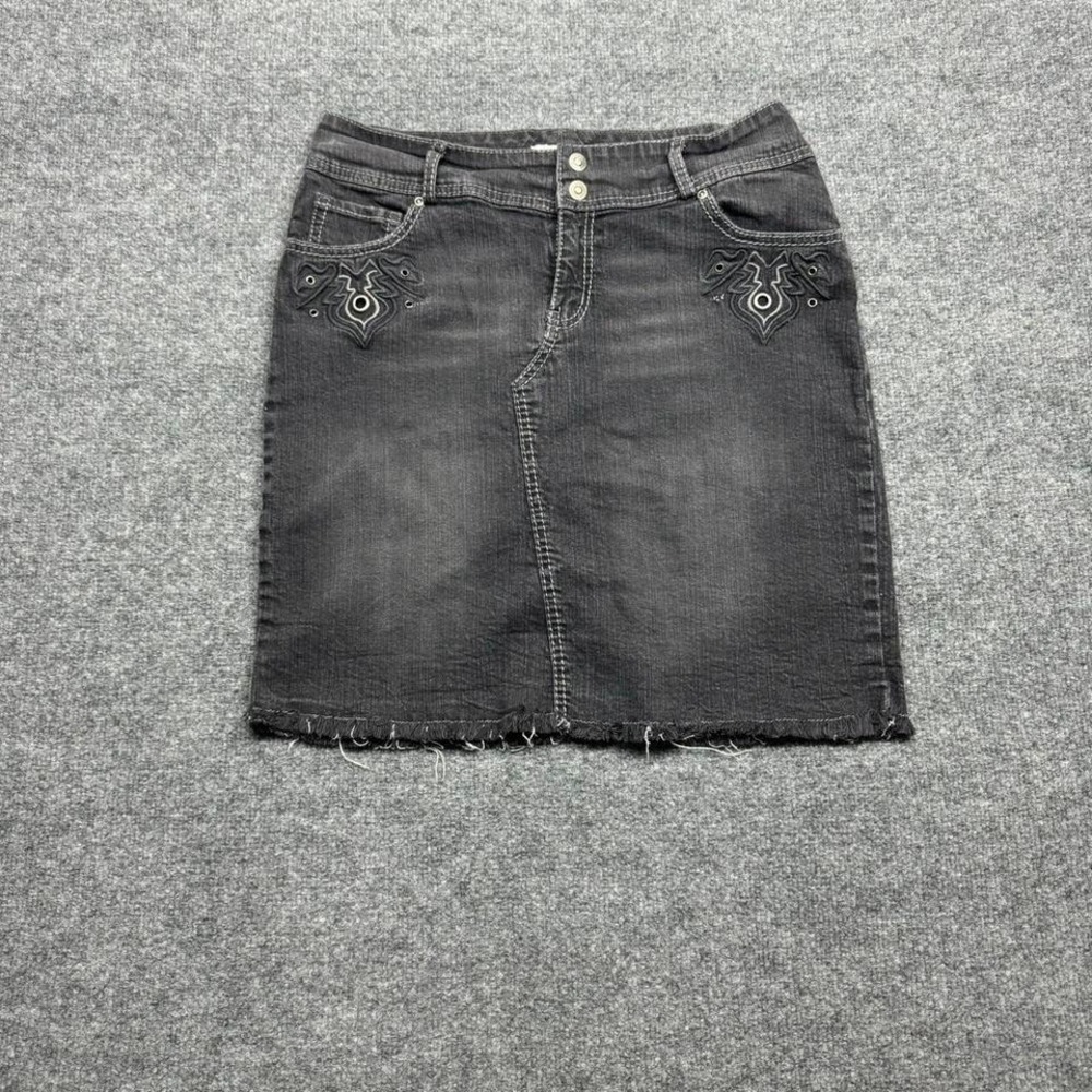 Y2k Xhilaration Denim Skirt Size 11‎ Womens
